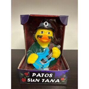 Santana-Inspired CelebriDuck Patos Sun Tana Guitarist Collectible Rubber Duck To
